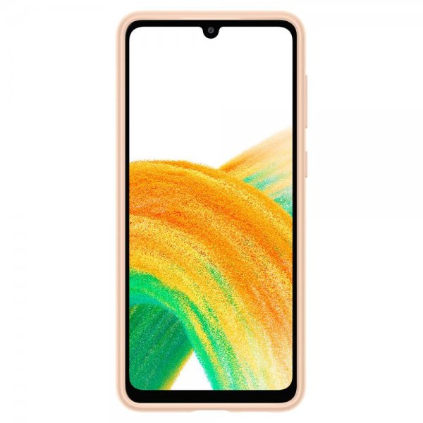 Spigen Samsung Galaxy A33 5G Deksel Thin Fit Cotton Peach