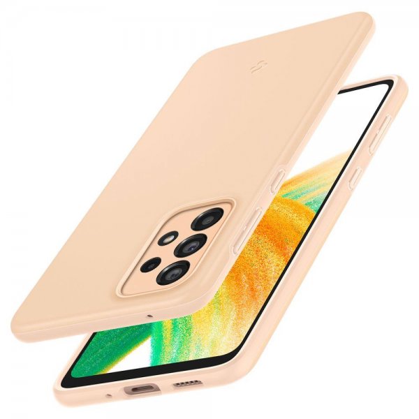 Spigen Samsung Galaxy A33 5G Deksel Thin Fit Cotton Peach