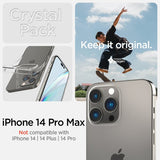 Spigen iPhone 14 Pro Max Deksel Skjermbeskytter Crystal Pack Crystal Clear