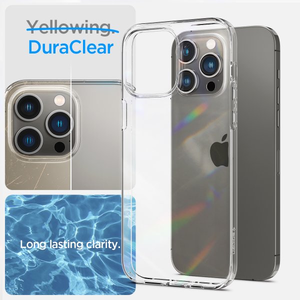 Spigen iPhone 14 Pro Max Deksel Skjermbeskytter Crystal Pack Crystal Clear