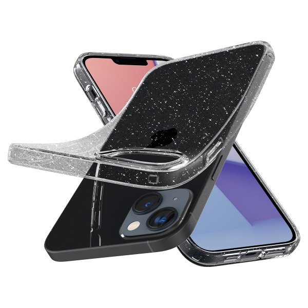 Spigen iPhone 14 Plus Deksel Liquid Crystal Glitter Crystal Quartz