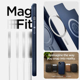 Spigen iPhone 14 Plus Deksel Mag Armor MagFit Navy Blue