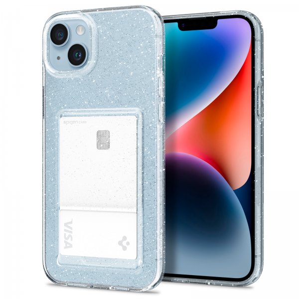 Spigen iPhone 14 Deksel Crystal Slot Glitter Crystal Quartz