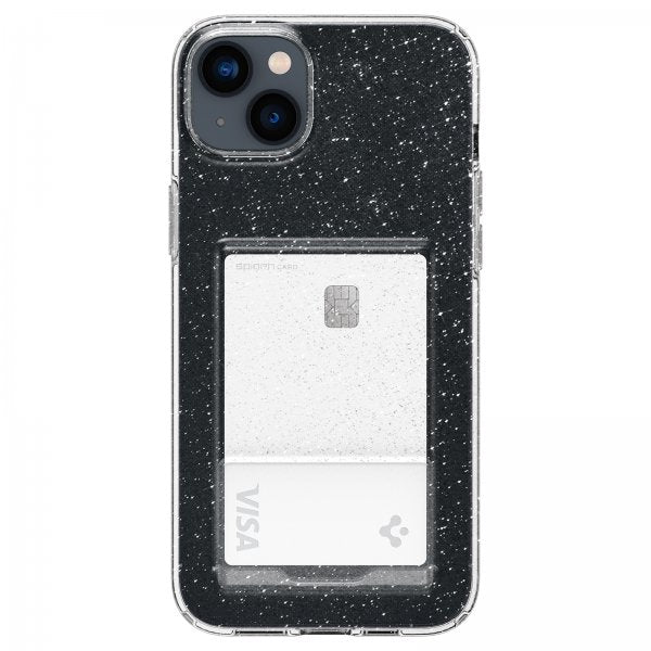 Spigen iPhone 14 Deksel Crystal Slot Glitter Crystal Quartz