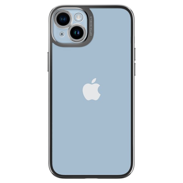 Spigen iPhone 14 Deksel Optik Crystal Chrome Gray