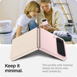 Spigen Samsung Galaxy Z Flip 4 Deksel AirSkin Cotton Pink