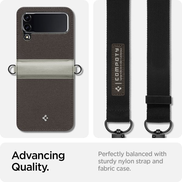 Spigen Samsung Galaxy Z Flip 4 Deksel Compoty Tan