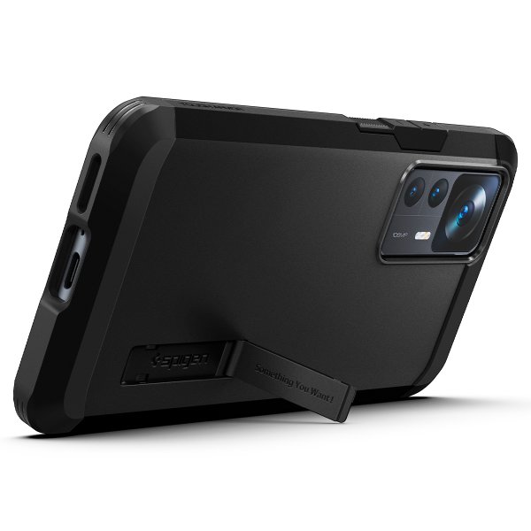 Spigen Xiaomi 12T/12T Pro Deksel Tough Armor Svart
