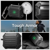 Spigen AirPods Pro 2 Deksel Tough Armor MagSafe Svart
