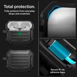 Spigen AirPods Pro 2 Deksel Tough Armor MagSafe Svart