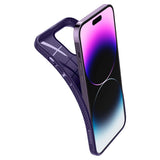 Spigen iPhone 14 Pro Max Deksel Liquid Air Deep Purple
