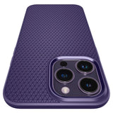 Spigen iPhone 14 Pro Max Deksel Liquid Air Deep Purple