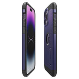 Spigen iPhone 14 Pro Max Deksel Tough Armor MagFit Deep Purple