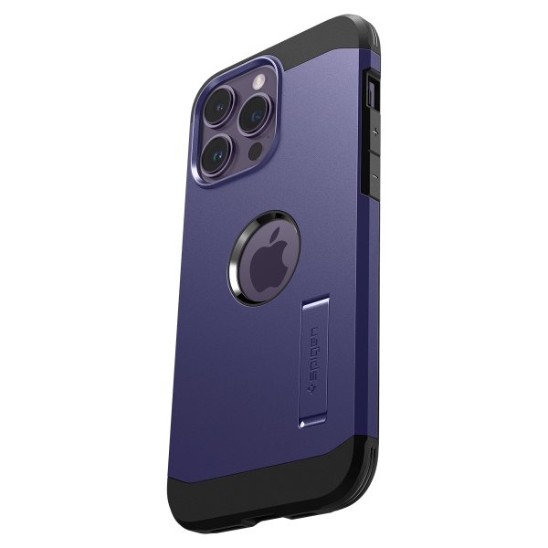 Spigen iPhone 14 Pro Max Deksel Tough Armor MagFit Deep Purple
