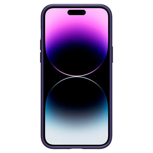 Spigen iPhone 14 Pro Deksel Liquid Air Deep Purple