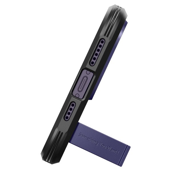 Spigen iPhone 14 Pro Deksel Tough Armor MagFit Deep Purple