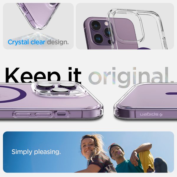 Spigen iPhone 14 Pro Max Deksel Ultra Hybrid MagFit Deep Purple