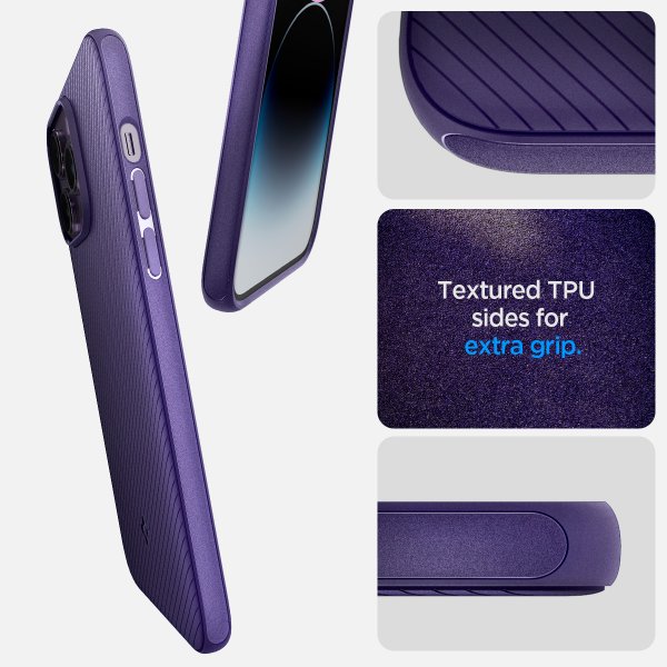Spigen iPhone 14 Pro Max Deksel Mag Armor MagFit Deep Purple