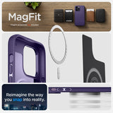Spigen iPhone 14 Pro Max Deksel Mag Armor MagFit Deep Purple