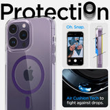 Spigen iPhone 14 Pro Deksel Ultra Hybrid MagFit Deep Purple