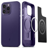 Spigen iPhone 14 Pro Deksel Mag Armor MagFit Deep Purple