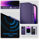 Spigen iPhone 14 Pro Deksel Mag Armor MagFit Deep Purple