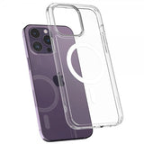Spigen iPhone 14 Pro Deksel AirSkin Hybrid MagFit Hvit