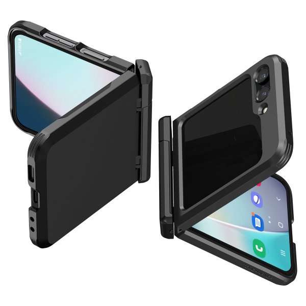 Spigen Samsung Galaxy Z Flip 5 Deksel Tough Armor Pro Svart