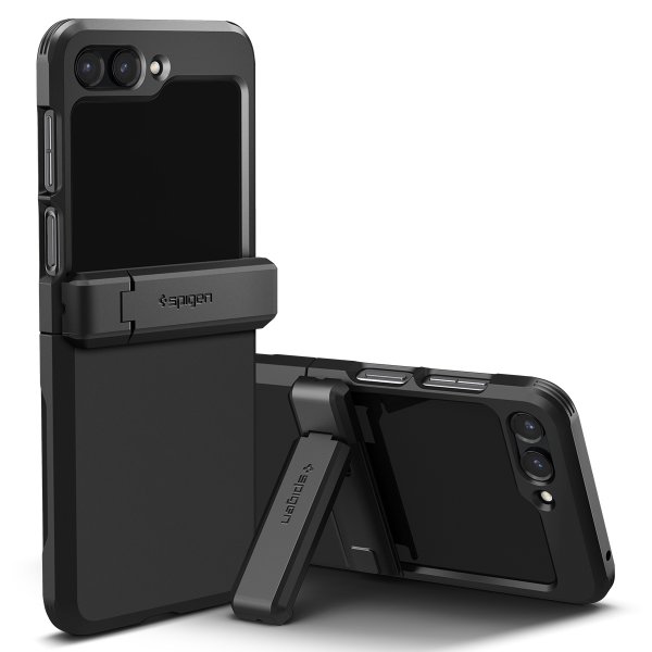 Spigen Samsung Galaxy Z Flip 5 Deksel Tough Armor Pro Svart
