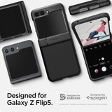 Spigen Samsung Galaxy Z Flip 5 Deksel Tough Armor Pro Svart