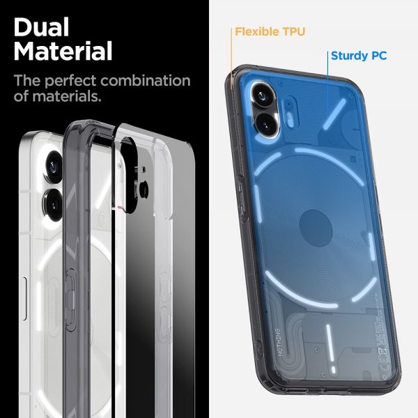 Spigen Nothing Phone (2) Deksel Ultra Hybrid Space Crystal