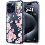 Spigen iPhone 15 Pro Deksel Liquid Crystal Blossom