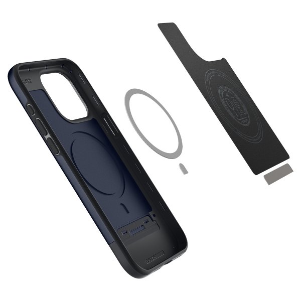 Spigen iPhone 15 Pro Deksel Style Armor MagFit Midnight Indigo