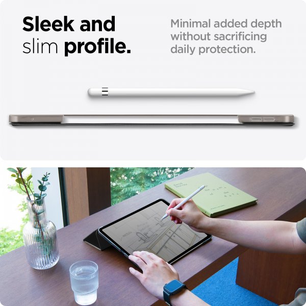 Spigen iPad Pro 11 (M4/M5) Etui Smart Fold Svart