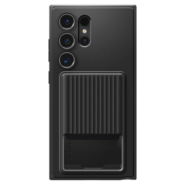 Spigen Samsung Galaxy S24 Ultra Deksel Liquid Slot Matte Black