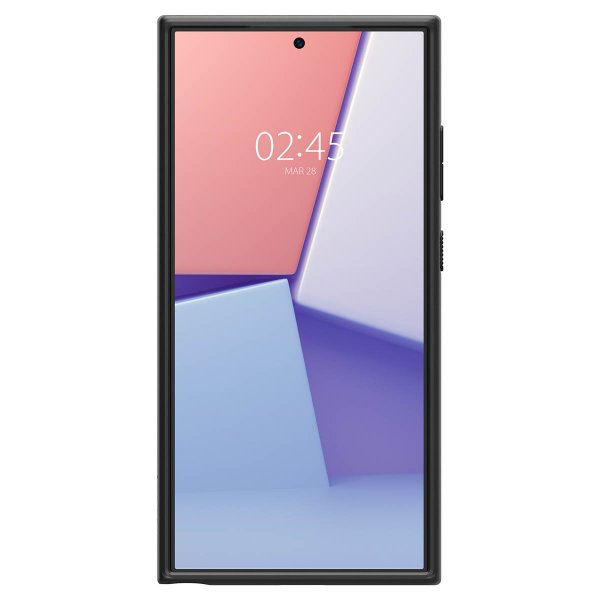 Spigen Samsung Galaxy S24 Ultra Deksel Liquid Slot Matte Black