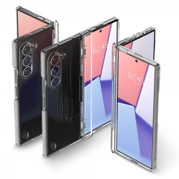 Spigen Samsung Galaxy Z Fold 6 Deksel Ultra Hybrid Pro Crystal Clear