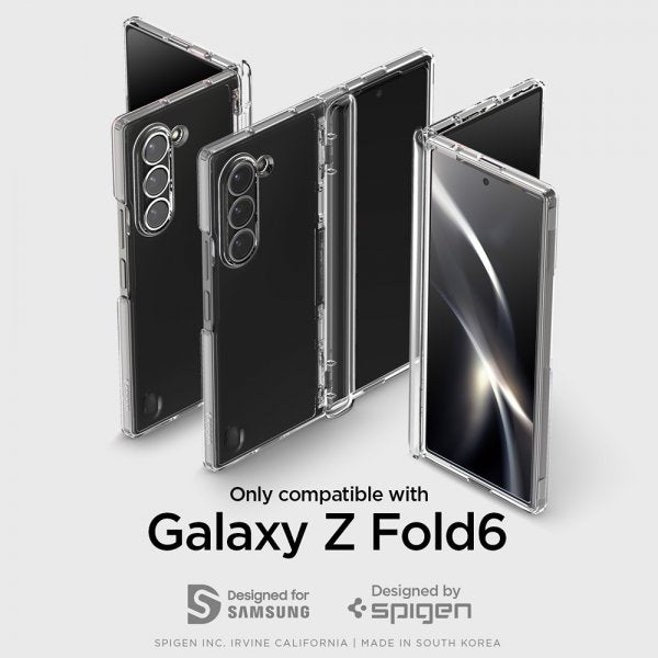 Spigen Samsung Galaxy Z Fold 6 Deksel Ultra Hybrid Pro Crystal Clear