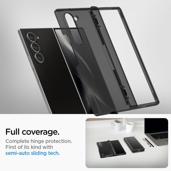 Spigen Samsung Galaxy Z Fold 6 Deksel Ultra Hybrid Pro Frost Gray