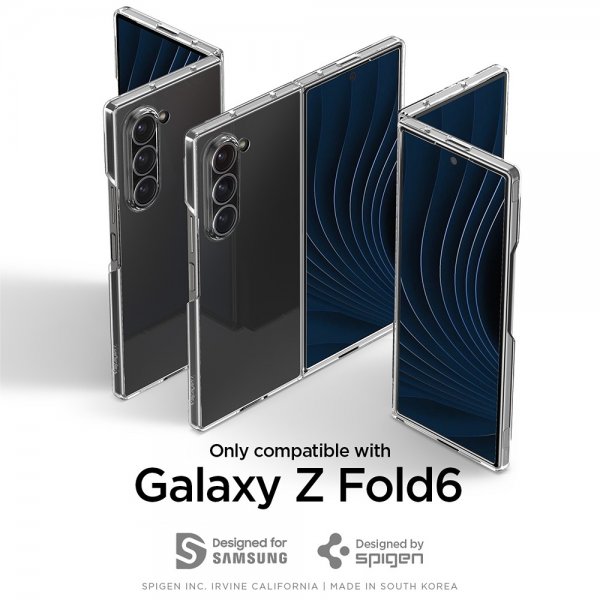 Spigen Samsung Galaxy Z Fold 6 Deksel Air Skin Crystal Clear