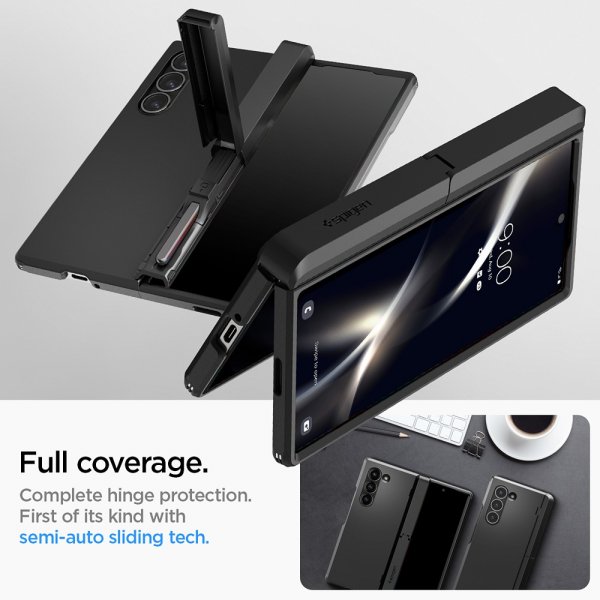 Spigen Samsung Galaxy Z Fold 6 Deksel Tough Armor Pro P Svart