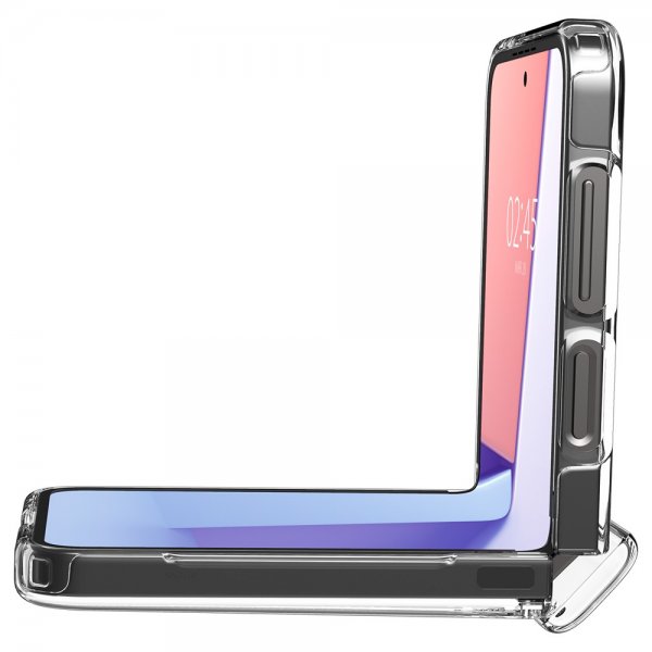 Spigen Samsung Galaxy Z Flip 6/Flip 7 FE Deksel Ultra Hybrid Pro Crystal Clear