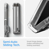 Spigen Samsung Galaxy Z Flip 6/Flip 7 FE Deksel Ultra Hybrid Pro Crystal Clear