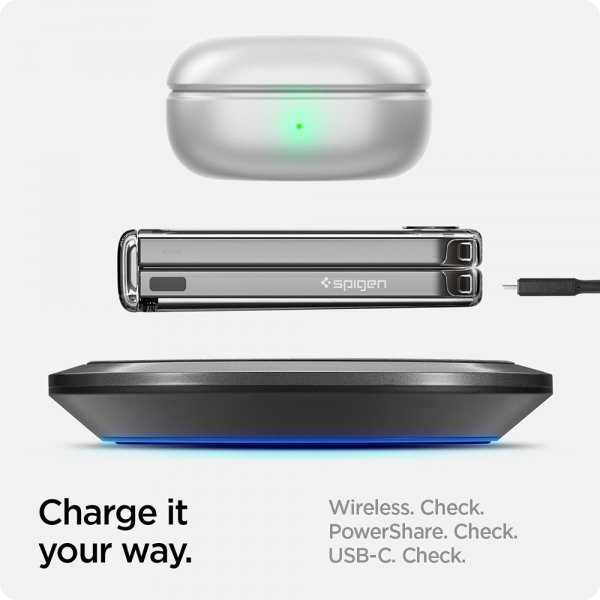 Spigen Samsung Galaxy Z Flip 6/Flip 7 FE Deksel Ultra Hybrid Pro Crystal Clear