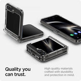 Spigen Samsung Galaxy Z Flip 6/Flip 7 FE Deksel Ultra Hybrid Pro Crystal Clear