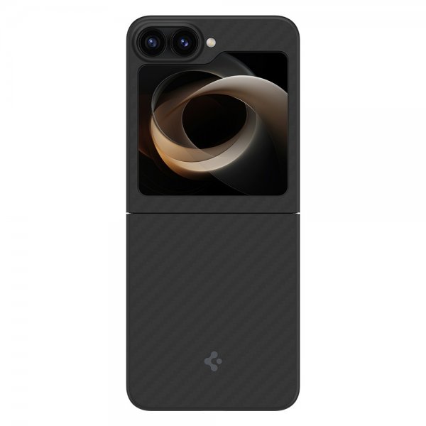 Spigen Samsung Galaxy Z Flip 6/Flip 7 FE Deksel Air Skin Aramid Svart