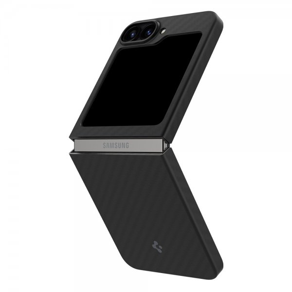 Spigen Samsung Galaxy Z Flip 6/Flip 7 FE Deksel Air Skin Aramid Svart
