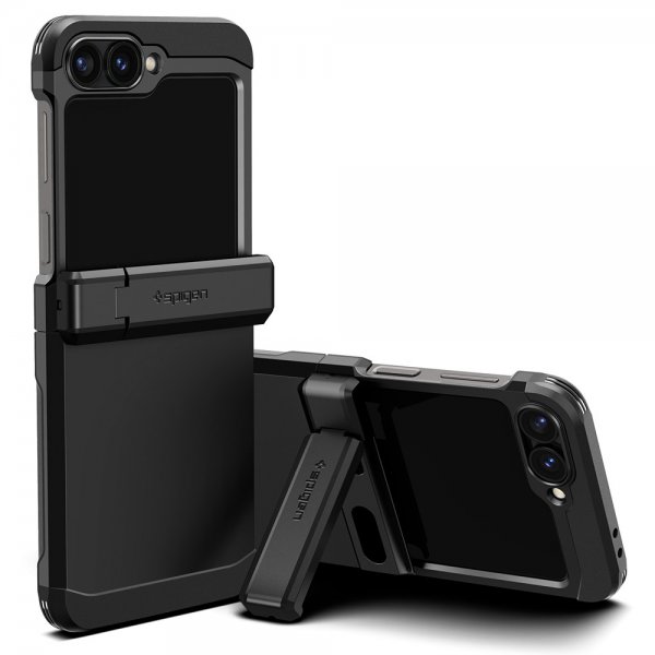 Spigen Samsung Galaxy Z Flip 6/Flip 7 FE Deksel Tough Armor Pro Svart