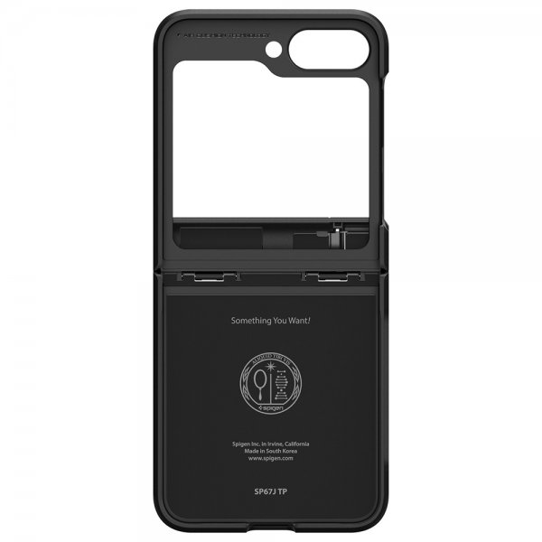 Spigen Samsung Galaxy Z Flip 6/Flip 7 FE Deksel Tough Armor Pro Svart