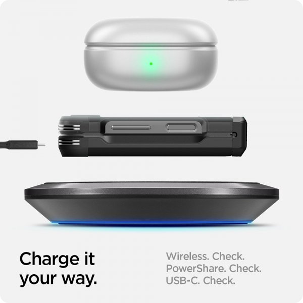Spigen Samsung Galaxy Z Flip 6/Flip 7 FE Deksel Tough Armor Pro Svart